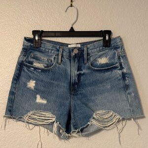 Frame Le Bardot Straight Shorts
